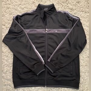 Micros Men’s Black & Gray Raiders Full Zip Jacket Size XL